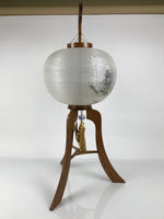Japanese Electric Gifu Lantern 3 Legs Stand Vtg Obon Flowers Pagoda Decor LT100
