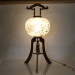 Japanese Electric Gifu Lantern 3 Legs Stand Vtg Obon Flowers Pagoda Decor LT100