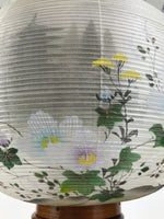 Japanese Electric Gifu Lantern 3 Legs Stand Vtg Obon Flowers Pagoda Decor LT112