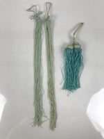 Japanese Electric Gifu Lantern 3 Legs Stand Vtg Obon Green Leaves Decor LT98