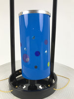 Japanese Electric Gifu Lantern 3 Legs Stand Vtg Obon Hibiscus Flowers Decor LT99