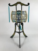 Japanese Electric Ouchi Lantern Vtg 3 Legs Standing Chochin Obon Festival LT81