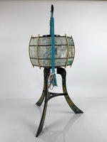 Japanese Electric Ouchi Lantern Vtg 3 Legs Standing Chochin Obon Festival LT81