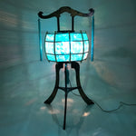 Japanese Electric Ouchi Lantern Vtg 3 Legs Standing Chochin Obon Festival LT81