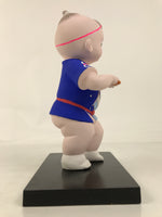 Japanese Festival Child Clay Statue Doll Vtg Hakata Ningyo Happi Kimono PX790