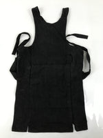 Japanese Firefighter Uniform Apron Haragake Vtg Fire Brigade Matsuri Black MK28
