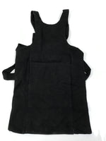 Japanese Firefighter Uniform Apron Haragake Vtg Fire Brigade Matsuri Black MK29