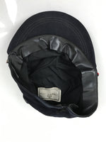 Japanese Firefighter Uniform Hat Vtg Fire Brigade Cap Blue Metal Sakura Pin MK13