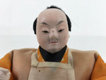 Japanese Girl Festival Court Angry Man Servant Doll Hina Matsuri Wood Silk ID572