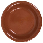 Japanese Glazed Clay Terracotta Plate Sara Vtg Kozara Serving Dish Orange Y381