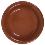 Japanese Glazed Clay Terracotta Plate Sara Vtg Kozara Serving Dish Orange Y388