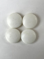 Japanese Go Stone Goishi Game Pieces Vtg Igo Brown Wooden Bowls Glass GO92