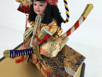 Japanese Gogatsu Ningyo Little Samurai Doll Vtg Boys Day Festival Display ID573