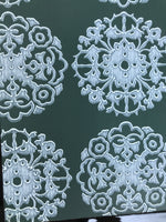 Japanese Gold Hina Doll Display Folding Screen Byobu Panel Vtg Furniture ID619