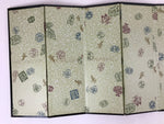 Japanese Gold Hina Doll Folding Screen Byobu Panel Vtg Miniature Furniture ID527