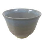 Japanese Hagi Ware Ceramic Yunomi Teacup Vtg Pottery Pink Gray Yakimono TC557