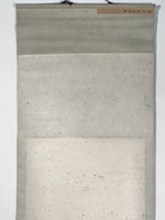 Japanese Hanging Scroll Kakejiku Vtg Mountain River Birds Black Monochrome KJ168