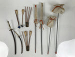 Japanese Hina Doll Accessory Set Bow Arrow Stick Vtg Guard Prop Ohinasama ID678