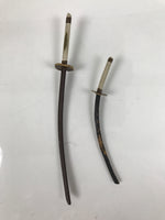 Japanese Hina Doll Accessory Set Bow Arrow Stick Vtg Guard Prop Ohinasama ID678