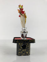 Japanese Hina Doll Accessory Set Vtg Kuchibana Vase Sambo Tray Ohinasama ID677