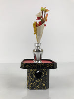 Japanese Hina Doll Accessory Set Vtg Kuchibana Vase Sambo Tray Ohinasama ID677