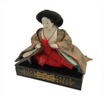 Japanese Hina Doll Girls Day Festival Court Lady Matsuri Wood Silk Kimono ID560
