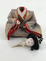 Japanese Hina Doll Girls Day Festival Musician Matsuri Wood Silk Kimono ID566