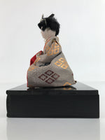 Japanese Hina Doll Girls Day Festival Musician Matsuri Wood Silk Kimono ID566