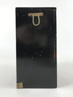 Japanese Hina Doll Lacquer Wood Chest Vtg Girls Day Decoration Makie ID544