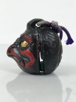 Japanese Iron Bell Dorei Karasu Tengu Tetsurin Yokai Folklore Black Red DR642