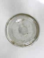 Japanese Itou Tsuru Brand Glass Sake Bottle Tokkuri Vtg Crane Pine Tree TS821