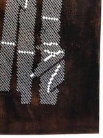 Japanese Katagami Paper Kimono Stencil Vtg Katazome Bamboo Dot Shochikubai A813