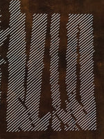 Japanese Katagami Paper Kimono Stencil Vtg Katazome Bamboo Line Shochikubai A815