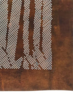 Japanese Katagami Paper Kimono Stencil Vtg Katazome Bamboo Line Shochikubai A815