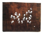 Japanese Katagami Paper Kimono Stencil Vtg Katazome Nadeshiko Carnations A811
