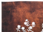 Japanese Katagami Paper Kimono Stencil Vtg Katazome Nadeshiko Carnations A811