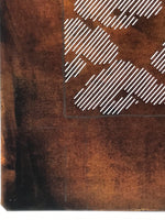 Japanese Katagami Paper Kimono Stencil Vtg Katazome Pine Line Shochikubai A816