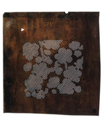 Japanese Katagami Paper Kimono Stencil Vtg Plum Blossom Line Shochikubai A814