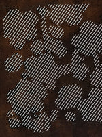 Japanese Katagami Paper Kimono Stencil Vtg Plum Blossom Line Shochikubai A814