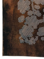 Japanese Katagami Paper Kimono Stencil Vtg Plum Blossom Line Shochikubai A814