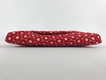 Japanese Kimono Dress Clutch Bag Vtg Red Flowers Ceremony Occasion KB67