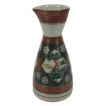 Japanese Kutani Porcelain Sake Bottle Tokkuri Shochikubai Pine Plum Bamboo TS916