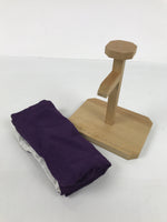 Japanese Lacquer Wood Boxed Kabuto Samurai Helmet Vtg Display Gold Dragon ID660