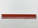 Japanese Lacquer Wood Flower Vase Stand Vtg Kadai Board Ikebana Black Red WT596