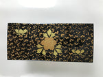 Japanese Lacquer Wood Hina Doll Chest Nagamochi Vtg Girls Day Makie Gold ID618