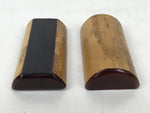 Japanese Lacquered Bamboo Toothpick Case Box Yojiire Shunkei Nuri Kashikiri L539