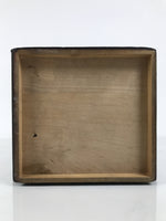 Japanese Lacquered Kamakurabori Wooden Tansu Chest Vtg Haribako Red Black T419