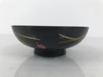 Japanese Lacquered Wood Bowl Nimonowan Vtg Makie Pine Needle Plum Blossom LB167
