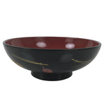 Japanese Lacquered Wood Bowl Nimonowan Vtg Makie Pine Needle Plum Blossom LB170