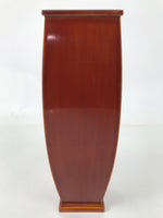 Japanese Lacquered Wood Flower Vase Vtg Kabin Ikebana Arrangement Shunkei FK184
